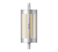 Lampe LED linéaire R7s 17.5W 118mm lumière naturelle Philips CORER7S150840D [EEK: D]