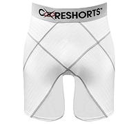 Coreshorts PRO 3.0 Short de compression pour homme et femme | Short de sport et de récupération, blanc, Taille L
