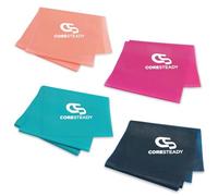 Coresteady Élastique Musculation & Physiothérapie | Bande Élastique Fitness de Qualité pour Sport, Pilates, Yoga, Musculation | Rééducation Physique | Homme & Femme | Guide Offert