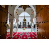 CORFOTO 1.5x1m Maroc mosquée Toile de Fond Style Moyen-Orient mosquée Photographie Toile de Fond Architecture Palais entrée Photographie Fond Photo Studio Accessoires