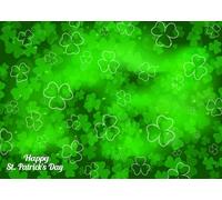 CORFOTO 2.5x1.8m Décorations pour la Saint-Patrick : Fond Vert trèfle, décorations pour Les fêtes irlandaises, Articles de fête, bannières pour fêtes à thème culturel, photomatons.