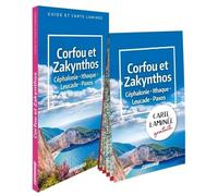 Corfou et Zakynthos. Céphalonie, Ithaque, Leucade, Paxos (guide et carte laminée)