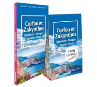 Collectif – Corfou et Zakynthos : Céphalonie, Ithaque, Leucade, Paxos – Guide broché + carte laminée