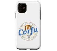 Corfou Îles Ioniennes Grèce Vintage Colonnes Souvenir Coque pour iPhone 11