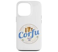 Corfou Îles Ioniennes Grèce Vintage Colonnes Souvenir Coque pour iPhone 13 Pro
