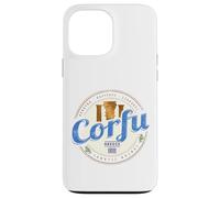 Corfou Îles Ioniennes Grèce Vintage Colonnes Souvenir Coque pour iPhone 13 Pro Max