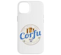 Corfou Îles Ioniennes Grèce Vintage Colonnes Souvenir Coque pour iPhone 14 Plus