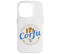 Corfou Îles Ioniennes Grèce Vintage Colonnes Souvenir Coque pour iPhone 14 Pro