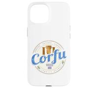 Corfou Îles Ioniennes Grèce Vintage Colonnes Souvenir Coque pour iPhone 15