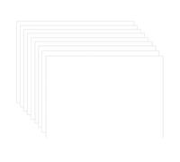 Corghd Lot de 12 feuilles de papier rétractable, feuilles de plastique rétractables poncées pour enfants, loisirs créatifs, arts scolaires B