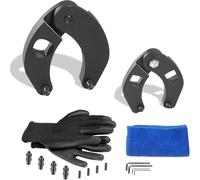 Corghd Lot de 2 clés à écrou de presse-étoupe hydraulique 1266 et 7463 avec , serviette, broches et clés hexagonales