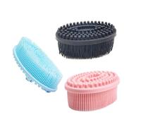 Corghd Lot de 3 brosses exfoliantes en silicone souple pour le corps - Brosse de massage pour le bain