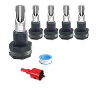 Corghd Lot de 5 tétons d'abreuvoir automatique pour porc - En acier inoxydable