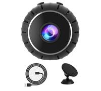 Corghd Mini caméra sans HD 1080p avec télécommande pour maison intelligente, détection de mouvement, vision nocturne infrarouge, facile à installer, facile à utiliser