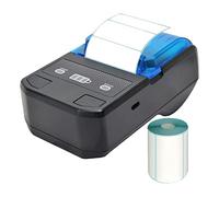 Corghd Mini imprimante d'étiquettes thermiques sans BT de 58 mm avec batterie rechargeable, B