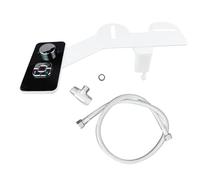 Corghd Pulvérisateur de bidet à pression d'eau avec contrôle de pression double buses pour lavage et arrière A
