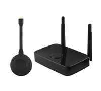 Corghd Rallonge de réseau vidéo 100 m 1080p 60 Hz avec sortie VGA pour TV, projecteur, moniteur, PC, ordinateur portable, HDTV, facile à utiliser, fabrication soignée