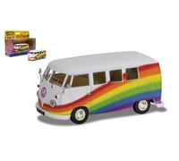 CORGI 1/43 FOURGON TOYS VW CAMPER PEACE LOVE RAIMBOW MODÈLE STATIQUE DIECAST