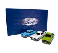 CORGI 1/43 LOT 3 TOYS FORD RS COLLECTION 1970 MODÈLE STATIQUE MOULÉ SOUS PRES...