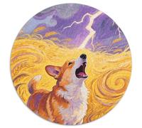 Corgi 1000 Piece Jigsaw Puzzle for Adults Challenging Game Stress Relief Puzzle Cultivate The Spirit of Teamwork for Family Decorations 1000pcs (67.5x67.5cm)