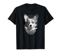 Corgi avec Collier RVB Ruth Bader Ginsburg T-Shirt Graphique avec Valeur
