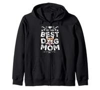 Corgi Best Dog Mom Dogs Lovers Funny Mothers Day Sweat à Capuche