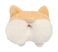 Corgi Butt Porte-mouchoirs de voiture - Distributeur de mouchoirs en peluche mignon pour siège arrière et appuie-tête | Housse de boîte à mouchoirs en forme de chien pour SUV, véhicule, maison et