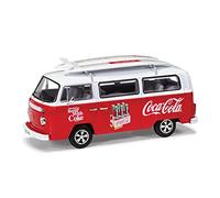 Corgi CC02746 Coca-Cola Volkswagen Campervan Type 2 (T2) Baie vitrée - Modèle Surf Van moulé sous Pression