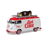 Corgi Cc02747 Diet Coke Volkswagen Type 2 (T1) Camping-Car à Écran Partagé - Bouteille de Coke Géante Coca-Cola Collection Modèle Moulé sous Pression