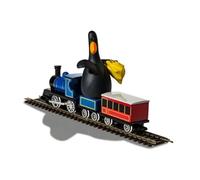 Corgi - CC80602 - Jouet de Train, Moulé sous Pression, Wallace et Gromit, Le Mauvais Pantalon, Plumes Mcgraw et Locomotive, Cadeaux de Train pour Hommes, Femmes et Enfants