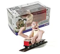 Corgi - CC80604 - Jouet de Train Moulé sous Pression, Wallace et Gromit, Le Mauvais Pantalon, Wallace et Wagon à Plat, Cadeaux de Train pour Hommes, Femmes et Enfants