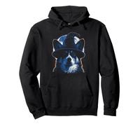 Corgi Chapeau de Magicien d'halloween pour Chien Motif Lune effrayante sorcière Sweat à Capuche