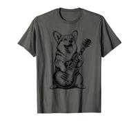 Corgi Chien Guitariste Welsh Propriétaire De Mama Papa T-Shirt