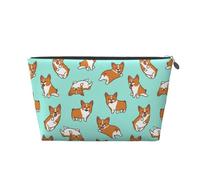Corgi Chien Mignon, Trousse de Toilette Trousse de Maquillage Sac à cosmétiques Trousse de Toilette de Voyage Portable