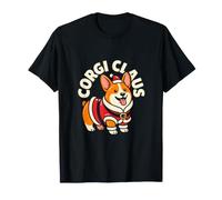 Corgi Claus Funny Christmas Dog Pun Mignon Noël T-Shirt