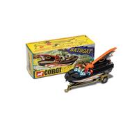 Corgi Toys CD54321062 107 Bateau Chauve-Souris avec Figurines Batman & Robin et couplage spécial remorque moulée pour Batmobile RT26701 Échelle 1:46 Cadeau Souvenir pour Homme ou Femme