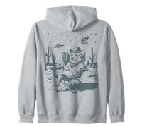 Corgi Cowboy Funny Dog Meme UFO Western Sweat à Capuche