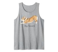 Corgi Dog Big Stretch Classique rétro Americana Femmes Filles Débardeur