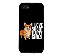 Corgi Dog I Love Short Fluffy Girls Funny Corgi Coque pour iPhone SE (2020) / 7/8