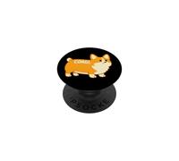 Corgi Dog Insolite Simple Basic Pet Art Lover PopSockets PopGrip Adhésif