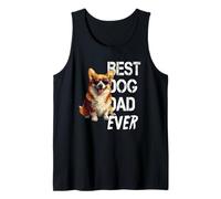 Corgi Dog Lover Vintage Best Corgi Dad Father's Day Débardeur