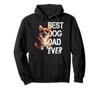Corgi Dog Lover Vintage Best Corgi Dad Father's Day Sweat à Capuche