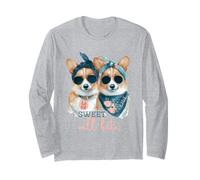 Corgi Dogs Sweet Will Bite Savage Cheeky Cute Humour Manche Longue