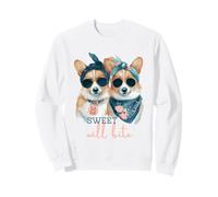 Corgi Dogs Sweet Will Bite Savage Cheeky Cute Humour Sweatshirt