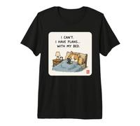 Corgi drôle Je ne Peux Pas j’AI Rendez-Vous avec Mon lit T-Shirt Haut de Gamme