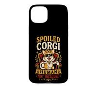 Corgi Gâté - Humain Non Inclus Collection Design Coque pour iPhone 15 Plus