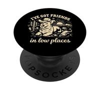 Corgi “I've Got Friends in Low Places” Cute Dog PopSockets PopGrip Adhésif
