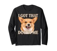 Corgi, j'ai ce chien en moi, mignon amoureux des chiens en colère Manche Longue
