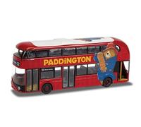 Corgi Licence et événement TV Film CC89206 Paddington 3 New Routemaster Bus Modèle moulé sous pression à l'échelle 1:72, marron/vert