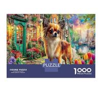 Corgi Maman et Chiot 1000 Pièce S Papier Écologique Puzzle Premium Décompression du Jeu Éduchatif Le Idée Cadeau 70x50cm/1000pcs